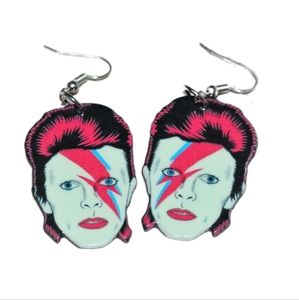 Ziggy stardust David Bowie earrings